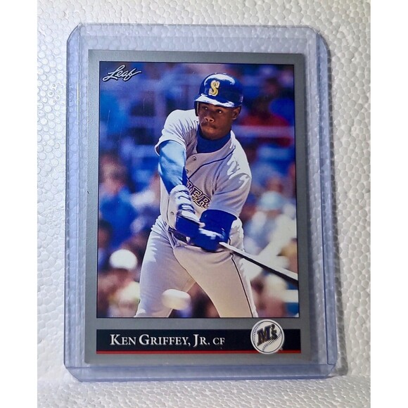 Ken Griffey Jr. 1992 Leaf MLB #392 Series 2 Baseball Card Seattle Mariners - Picture 1 of 2